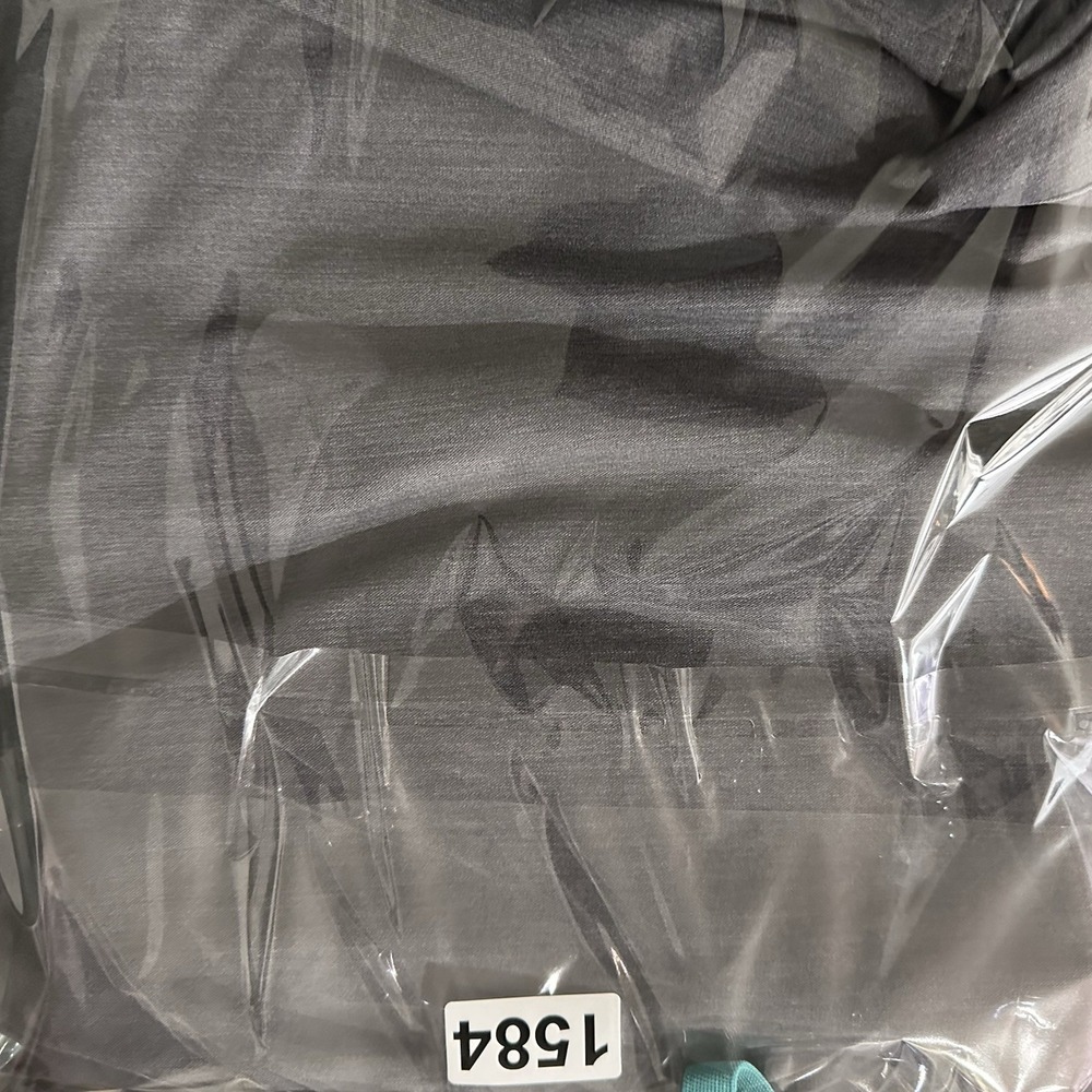 FIGS Kade Cargo Scrub Pants Heather Graphite Gray Teal Drawstring XXL/T - Picture 13 of 13